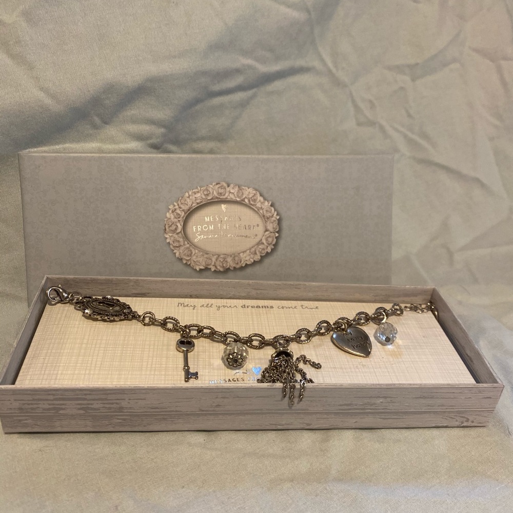 Messages from the Heart charm bracelet